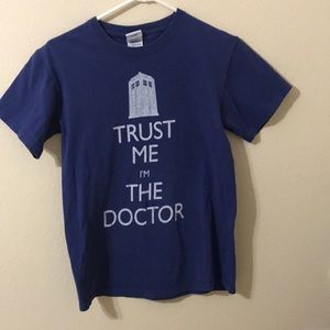Trust Me I’M The Doctor Tardis Blue T-Shirt Small